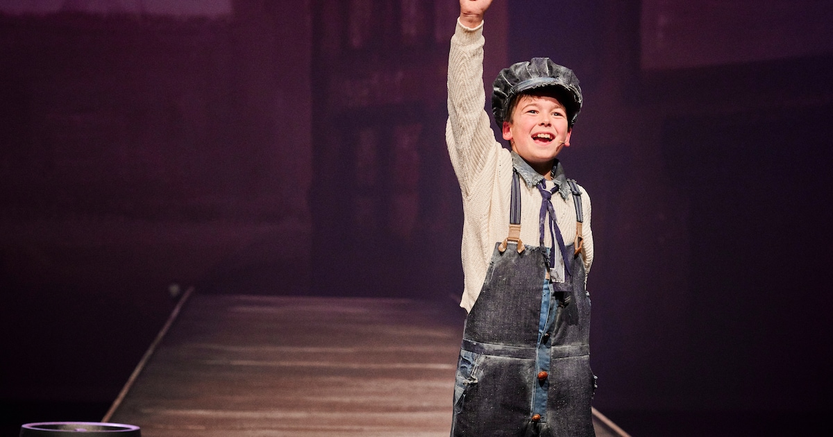 Max (11) speelt Kruimeltje in de nieuwe musical