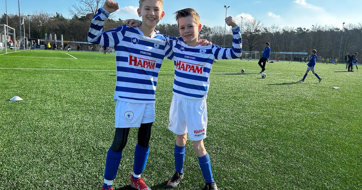 Finnley en Wess (10) zijn fan van SV Spakenburg