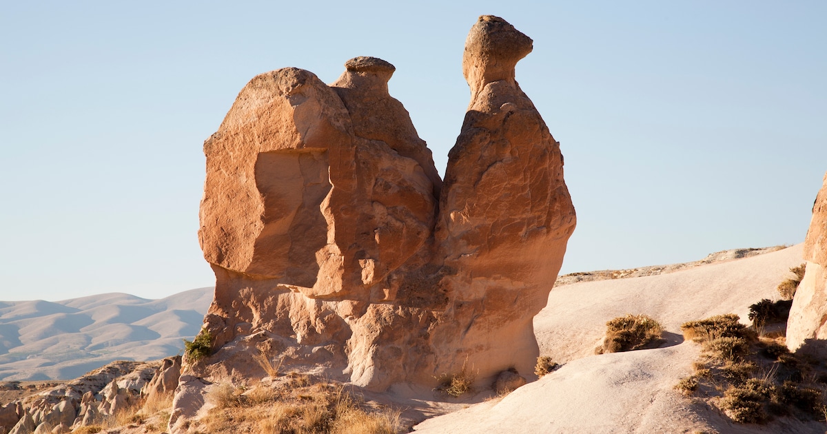 Deze rots lijkt net een dier: De rots in het Turkse Cappadocië als ...